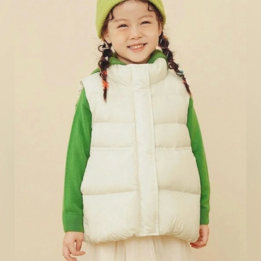 White Puffer Vest
